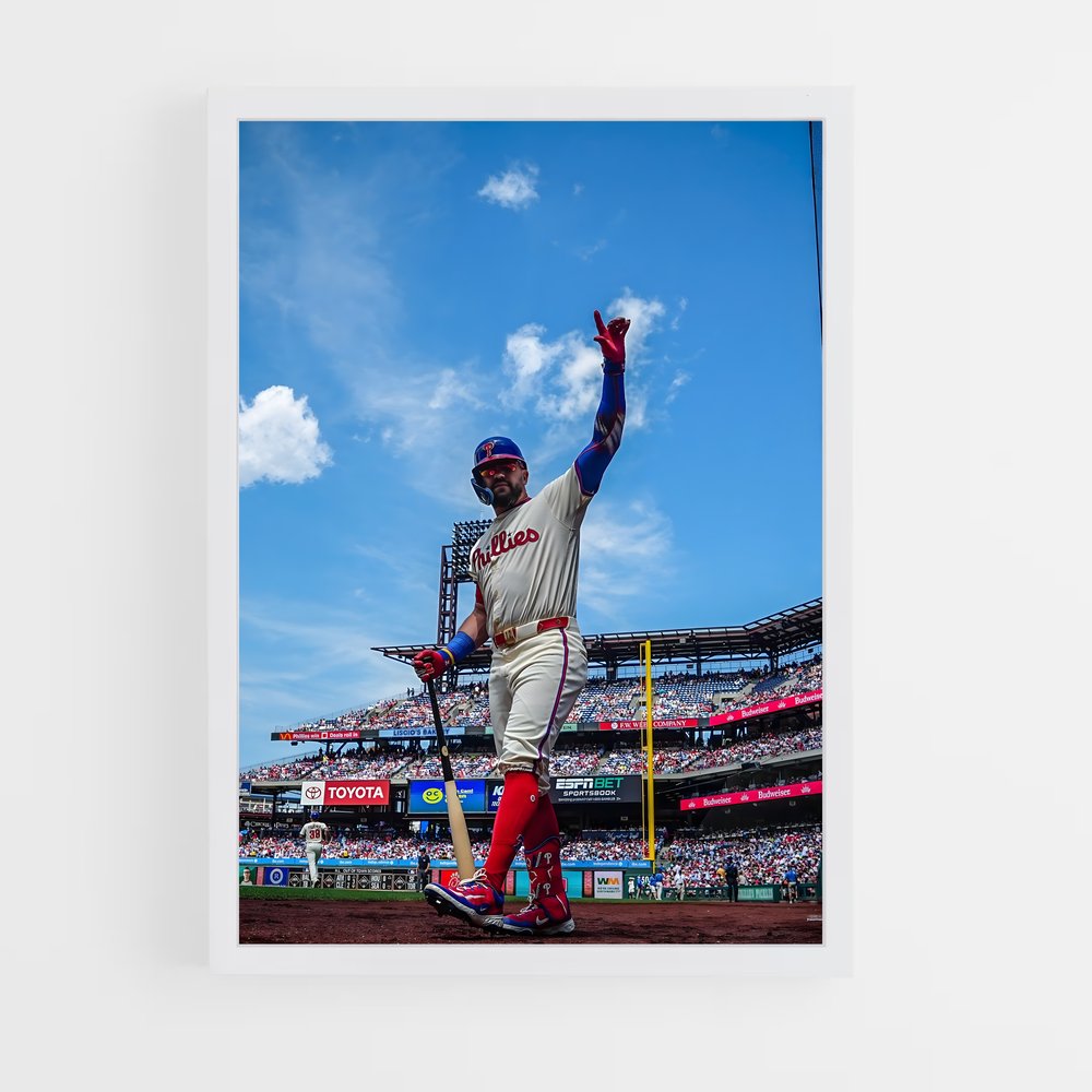 Poster Philadelphia de phillies – affiche Baseball (vue 3)